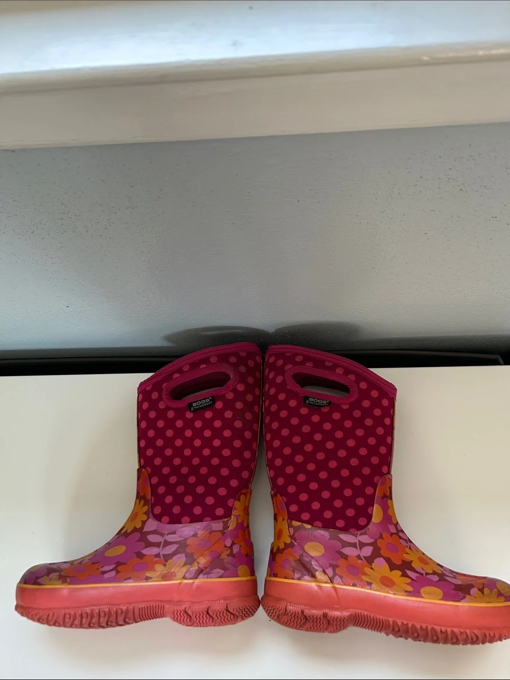 BOGS Flower Dots Youth Rain/Snow Boot